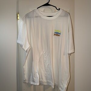 Goodfellow & Co White Tee with Fish Graphic